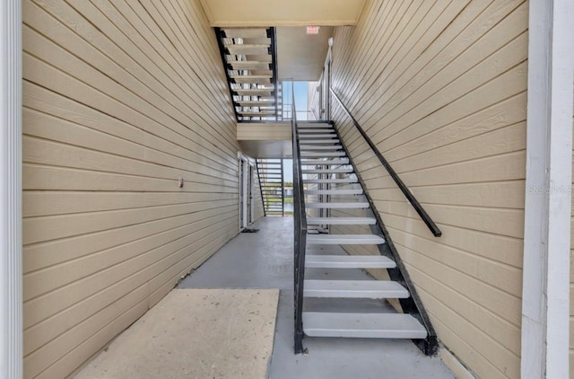 view of stairs