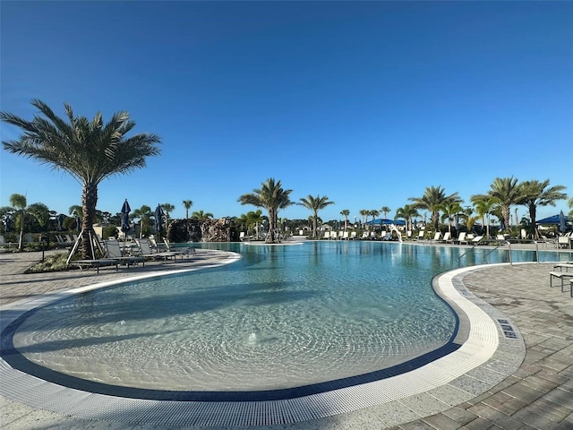 view of pool