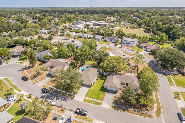 aerial overview of property's location with nearby suburban area