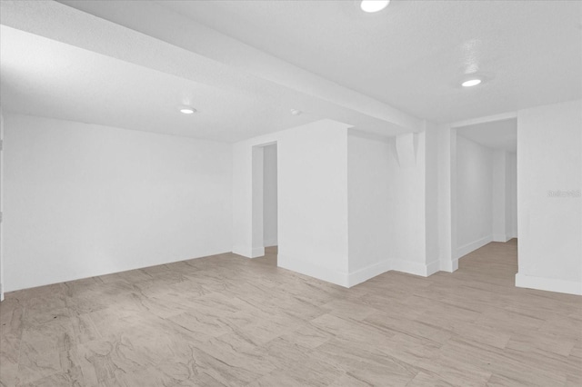 5851 SE Drew Rd, Belleview, FL 34420 - finished basement featuring recessed lighting