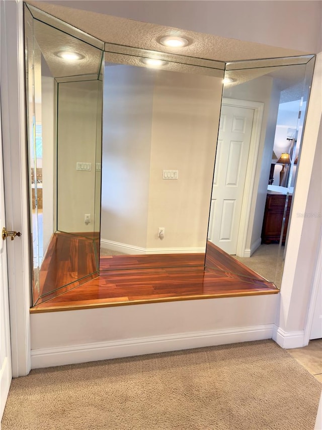 hallway with baseboards