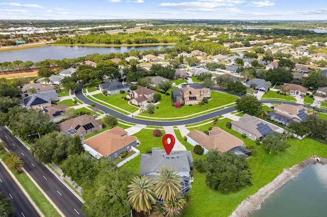 13044 Lakeshore Grove Dr, Winter Garden, FL 34787 - aerial view of property's location with a large body of water and nearby suburban area