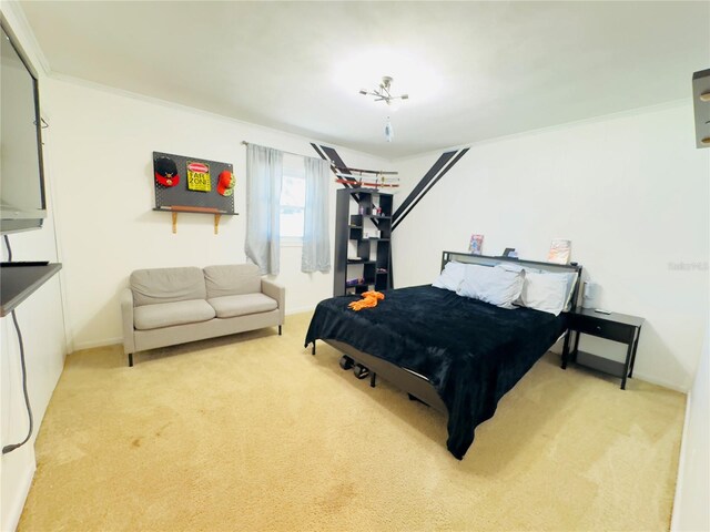 1419 Ave D NE, Winter Haven, FL 33881 - bedroom featuring light carpet and baseboards