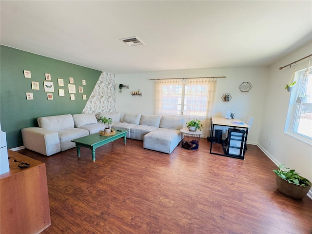 1419 Ave D NE, Winter Haven, FL 33881 - living room featuring wood finished floors