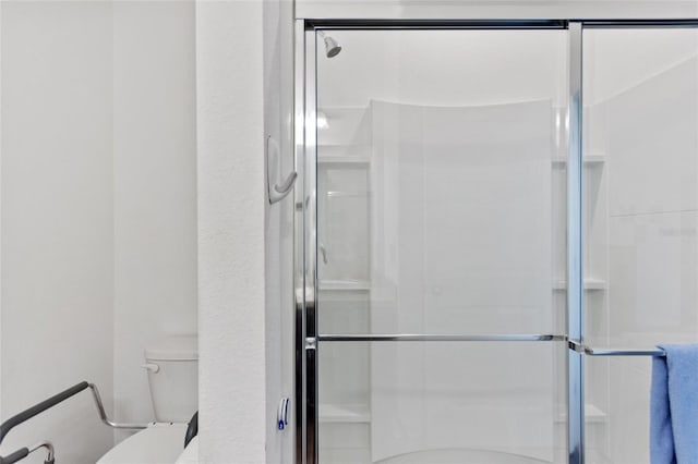 5816 Beefmaster Rd, Saint Cloud, FL 34771 - bathroom featuring toilet and a shower stall