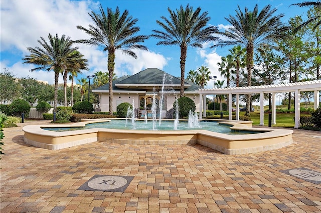 view of pool