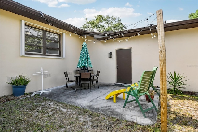 view of patio / terrace with outdoor dining space