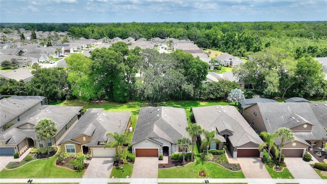 aerial view of residential area