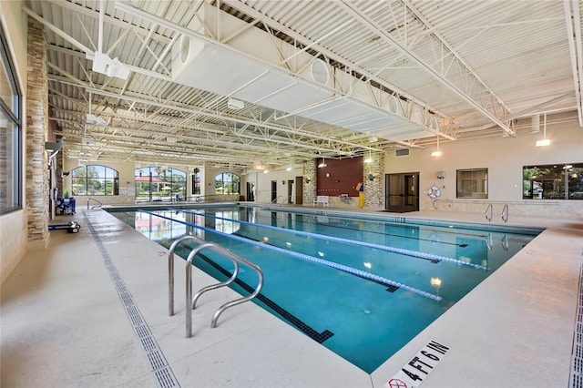 view of indoor pool