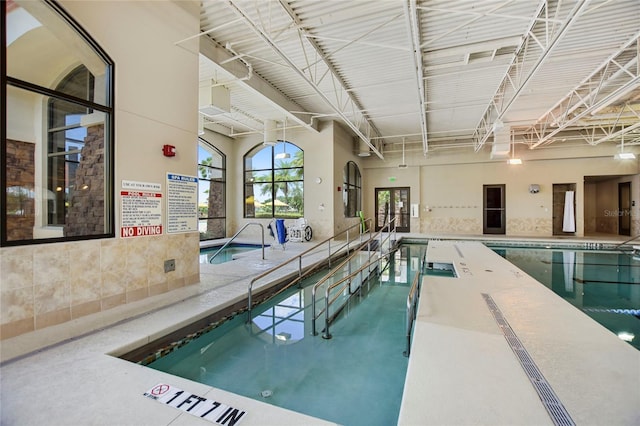 view of indoor pool