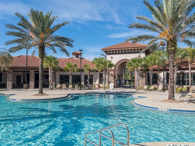 view of community pool