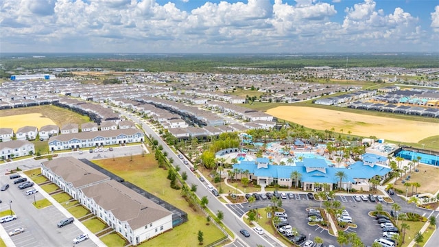 aerial view of property's location