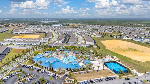 aerial view of property and surrounding area