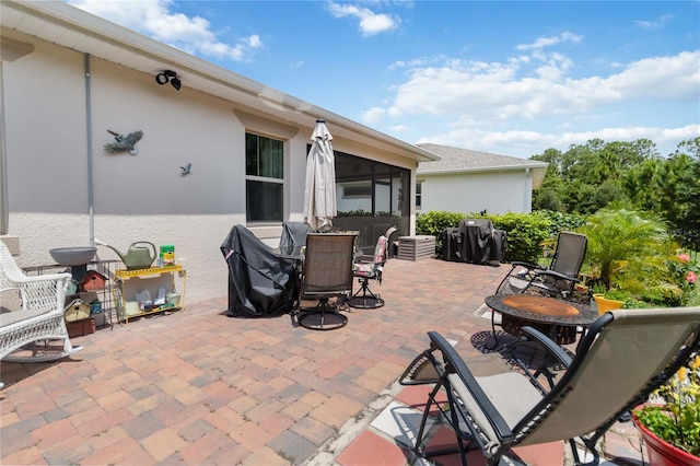 view of patio / terrace with outdoor dining space