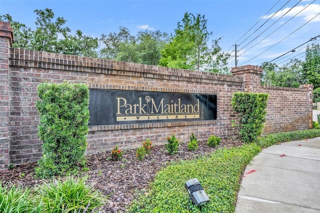 2287 Park Maitland Ct, Maitland, FL 32751 - view of community sign