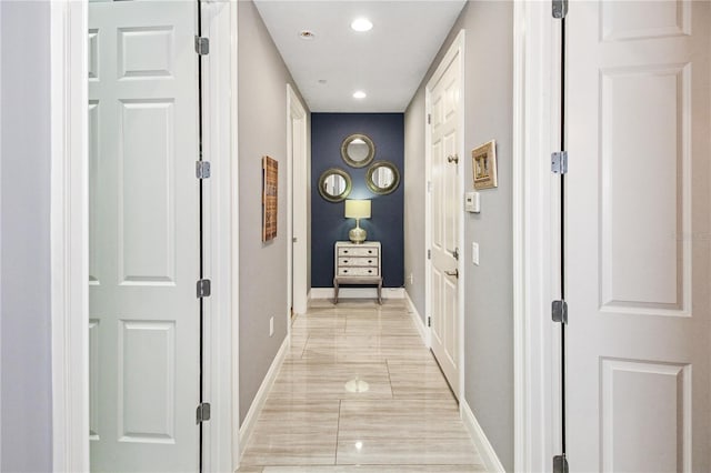 202 Acadia Ter, Kissimmee, FL 34747 - hallway featuring baseboards and recessed lighting