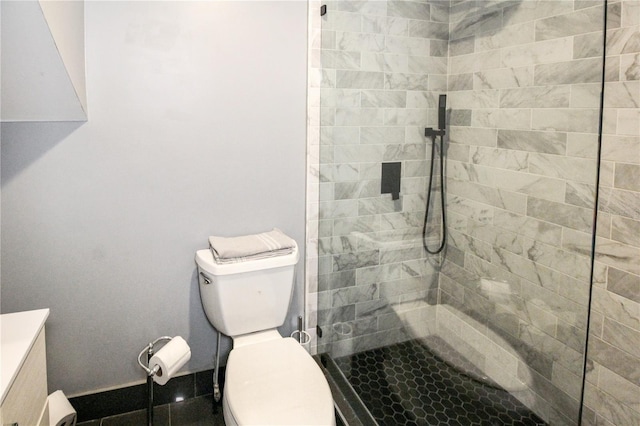 202 Acadia Ter, Kissimmee, FL 34747 - full bathroom with toilet, walk in shower, and vanity