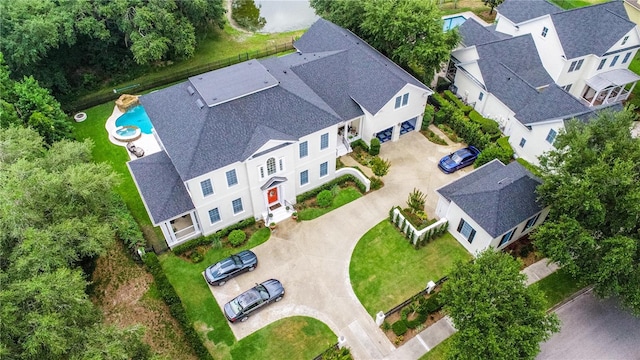 202 Acadia Ter, Kissimmee, FL 34747 - drone / aerial view of a pool
