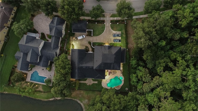 202 Acadia Ter, Kissimmee, FL 34747 - aerial overview of property's location with a pool area
