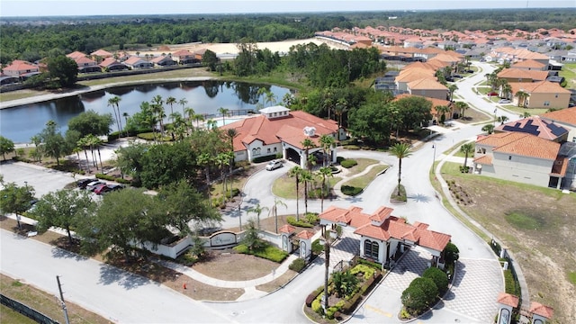 219 Rosso Dr, Davenport, FL 33837 - aerial view of property and surrounding area with a nearby body of water and nearby suburban area