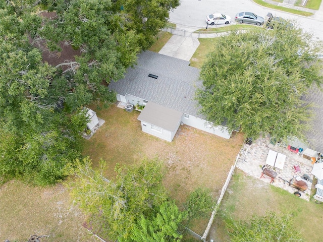 view from above of property