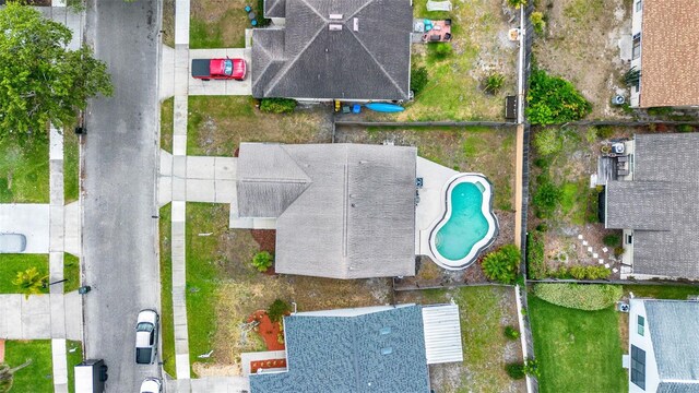1050 Dees Dr, Oviedo, FL 32765 - bird's eye view of a pool area