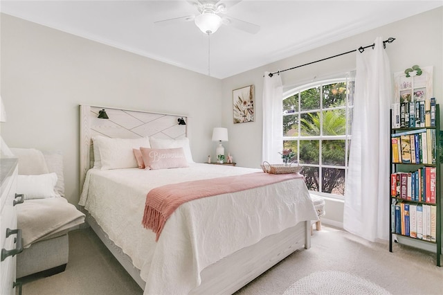 906 Elm Forest Dr, Minneola, FL 34715 - bedroom featuring carpet and a ceiling fan