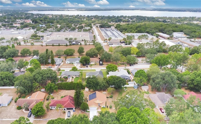 906 Elm Forest Dr, Minneola, FL 34715 - aerial perspective of suburban area with a large body of water