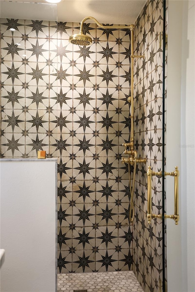 1047 Banks Rose St, Kissimmee, FL 34747 - bathroom featuring a tile shower