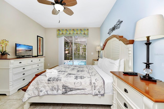 4416 Acorn Ct, Davenport, FL 33837 - bedroom featuring access to outside and ceiling fan
