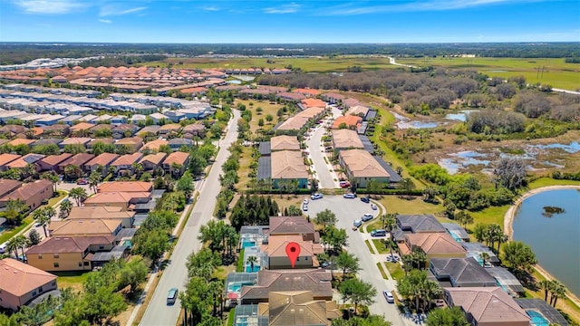 4416 Acorn Ct, Davenport, FL 33837 - aerial perspective of suburban area featuring a nearby body of water