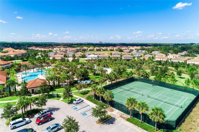 4416 Acorn Ct, Davenport, FL 33837 - aerial view of residential area featuring a pool area