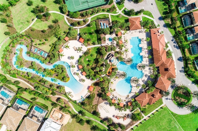 4416 Acorn Ct, Davenport, FL 33837 - drone / aerial view of a pool area