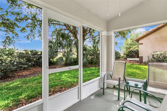 2473 Saint Augustine Blvd, Haines City, FL 33844 - sunroom featuring lofted ceiling