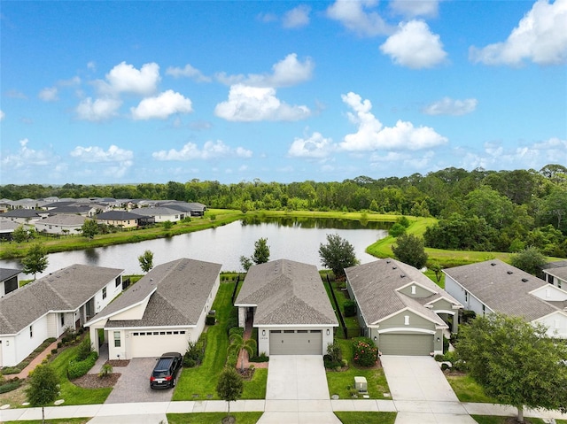 3428 Sagebrush St, Saint Cloud, FL 34773 - aerial perspective of suburban area with a large body of water