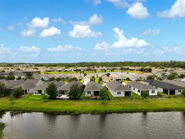 3428 Sagebrush St, Saint Cloud, FL 34773 - aerial view of residential area with a nearby body of water