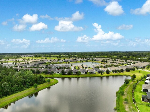 3428 Sagebrush St, Saint Cloud, FL 34773 - aerial perspective of suburban area featuring a nearby body of water