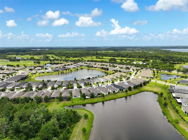 3428 Sagebrush St, Saint Cloud, FL 34773 - aerial view of residential area with a large body of water