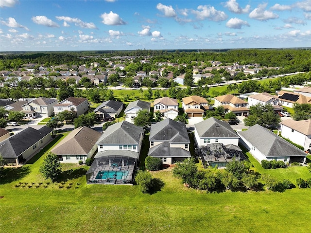 3138 Dark Sky Dr, Saint Cloud, FL 34773 - aerial perspective of suburban area with a pool