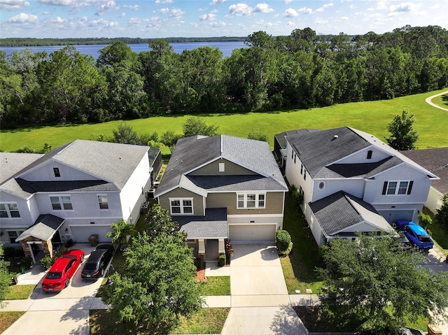 3138 Dark Sky Dr, Saint Cloud, FL 34773 - aerial view of residential area featuring a nearby body of water