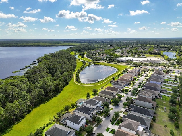 3138 Dark Sky Dr, Saint Cloud, FL 34773 - aerial perspective of suburban area featuring a nearby body of water