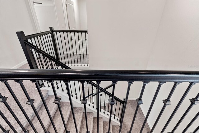 3138 Dark Sky Dr, Saint Cloud, FL 34773 - stairs featuring carpet