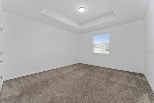 7728 Stone Creek Trl, Kissimmee, FL 34747 - carpeted spare room featuring a tray ceiling and baseboards