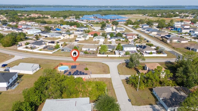 402 Ohio Way, Kissimmee, FL 34759 - aerial perspective of suburban area featuring a nearby body of water
