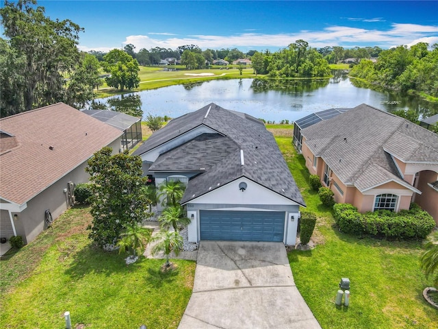 550 Canary Island Cir, Davenport, FL 33837 - view of subject property with a large body of water and a tree filled landscape