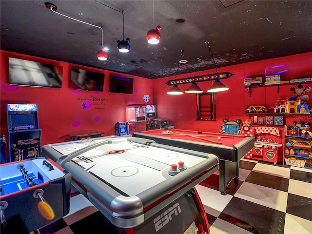 550 Canary Island Cir, Davenport, FL 33837 - game room featuring tile patterned floors and pool table