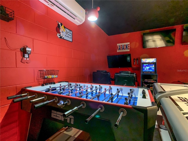 550 Canary Island Cir, Davenport, FL 33837 - recreation room featuring an AC wall unit