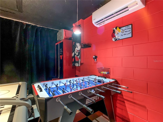 550 Canary Island Cir, Davenport, FL 33837 - rec room with a wall mounted air conditioner