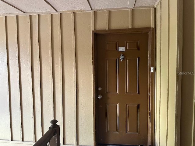 view of entrance to property