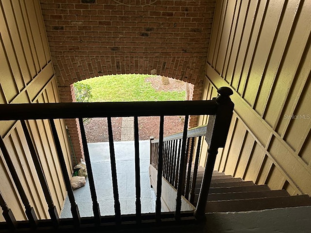staircase featuring healthy amount of natural light